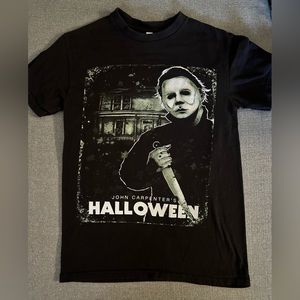 Michael Myers John Carpenters Halloween Black T Shirt Size Small